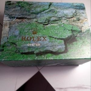 VINTAGE Authentic ROLEX OYSTER Box, Paperwork and Polish Cleaner bought in 1996